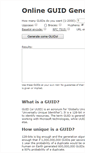 Mobile Screenshot of guidgenerator.com
